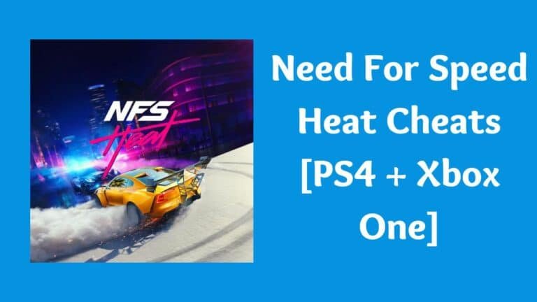 Need For Speed Heat Cheats [PS4 + Xbox One]