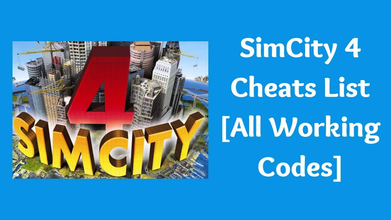 SimCity 4 Cheats